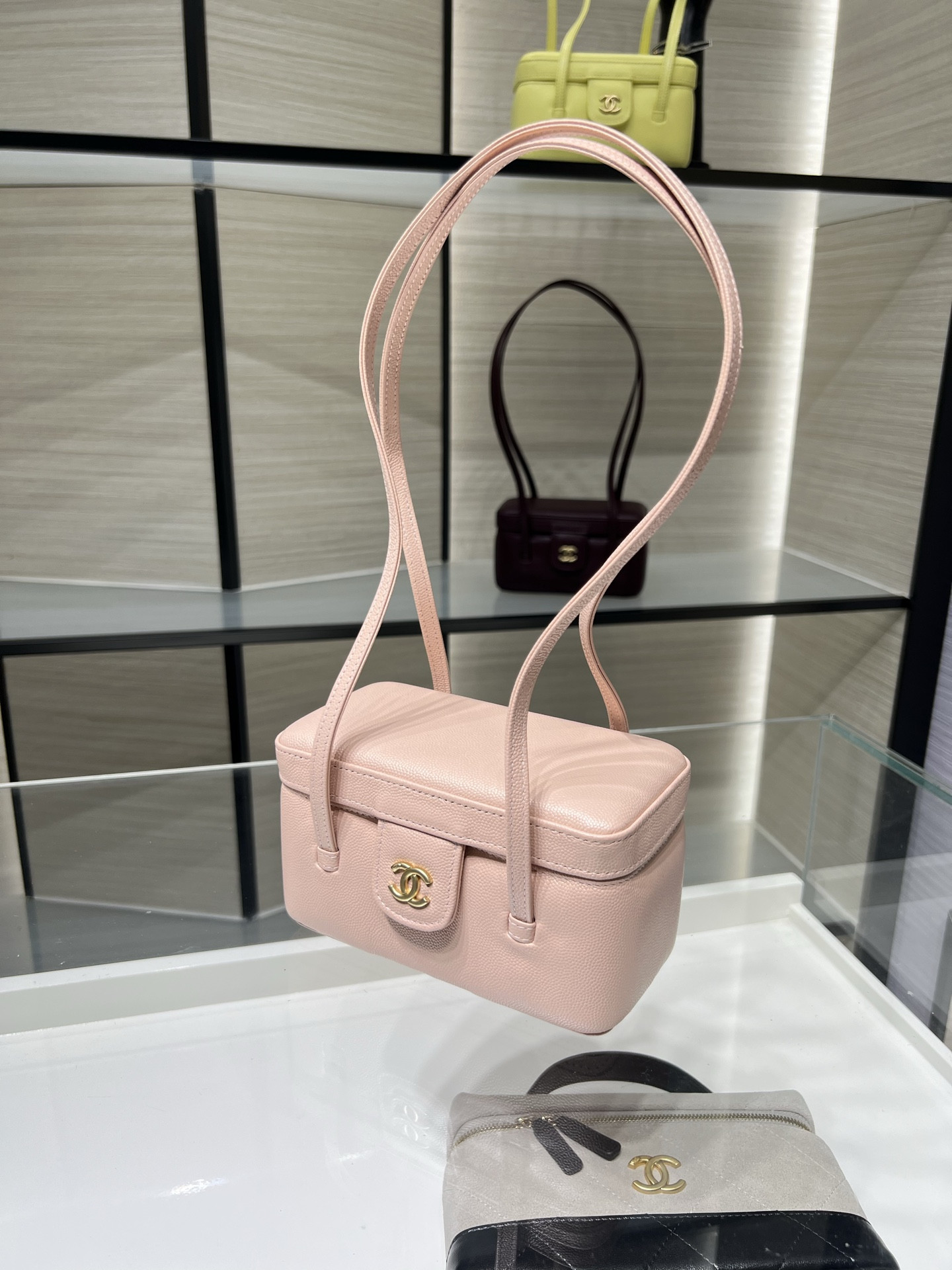 Chanel Preppy Coco Long Box Bag AP5067 17x9.5x8cm