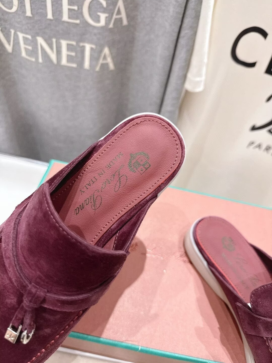 ua L0r0 P1ana babouche charms walk loafers