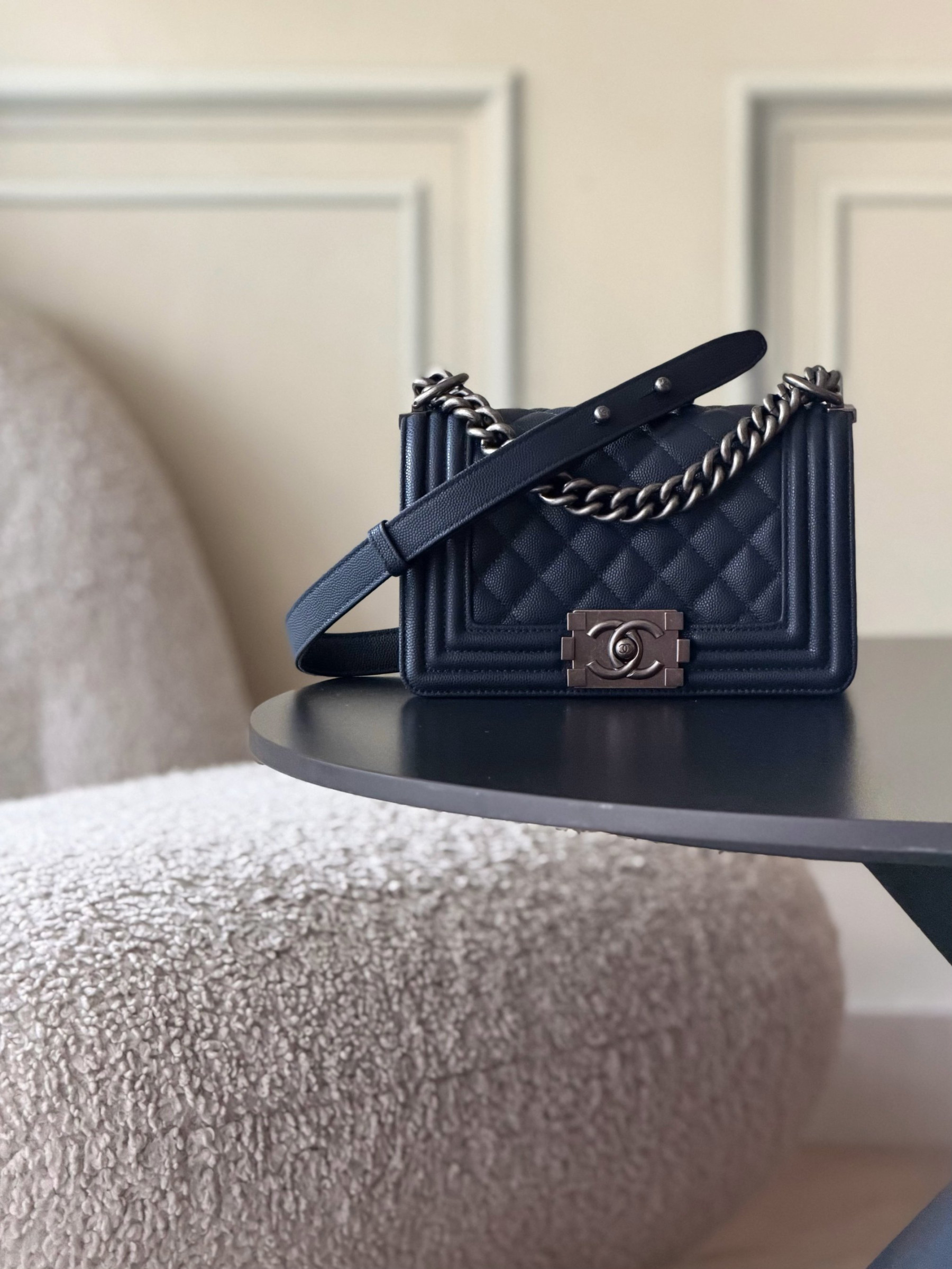 Chanel Boy Handbag 12x20x7cm