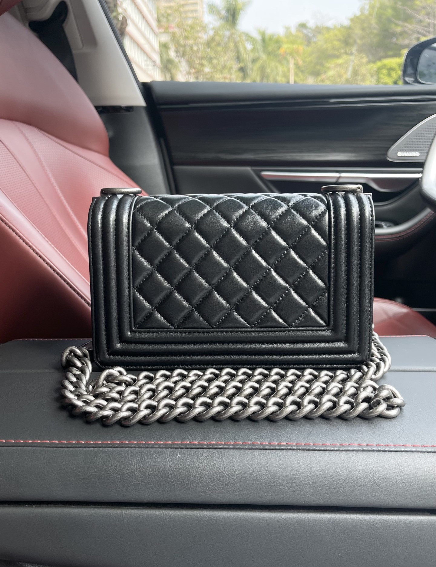 CHANEL Small BOY Handbag A67085 12x20.5x8.5cm