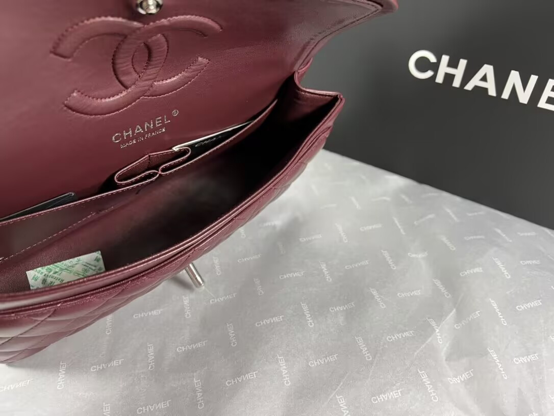 Ch**el CLASSIC 11.12 HANDBAG 15.5 × 25.5 × 6.5 cm