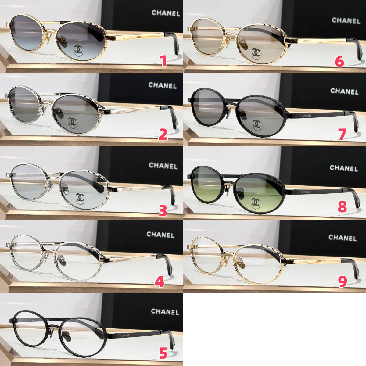 Ch**el glasses ch2227-s 58-19-140
