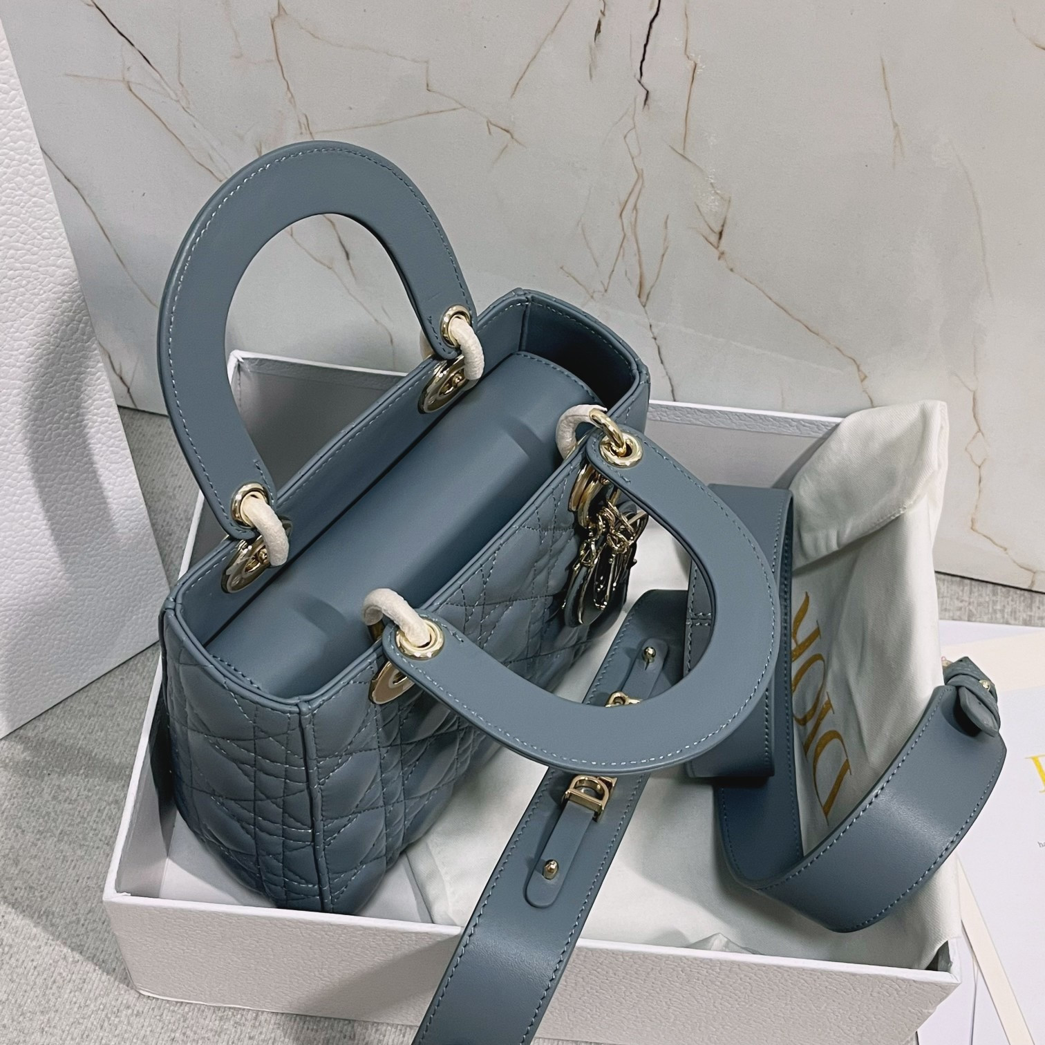 Small Lady D10r My ABCD10r Bag Cloud Blue 8 x 6.5 x 3 inches