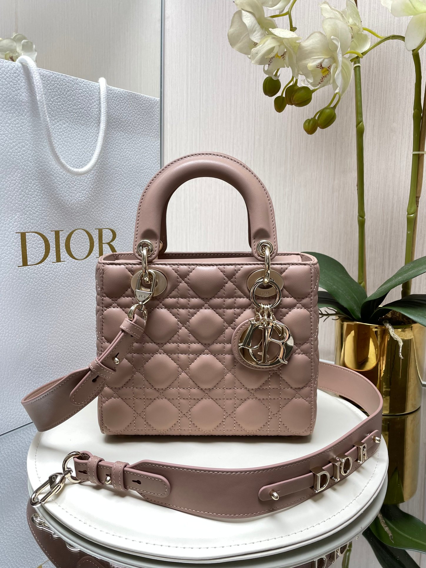 Small Lady D10r My ABCD10r Bag Blush 8 x 6.5 x 3 inches