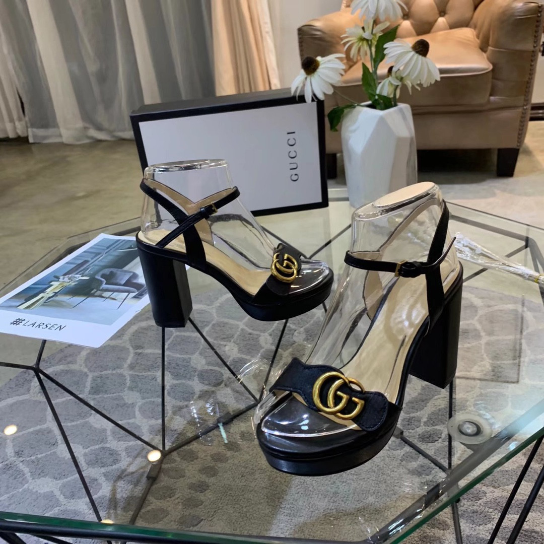 UA Gvc*1 LEATHER HIGH-HEEL SANDAL