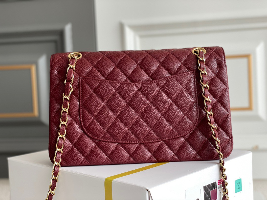 Ch**el CLASSIC HANDBAG 15.5 × 25.5 × 6.5 cm