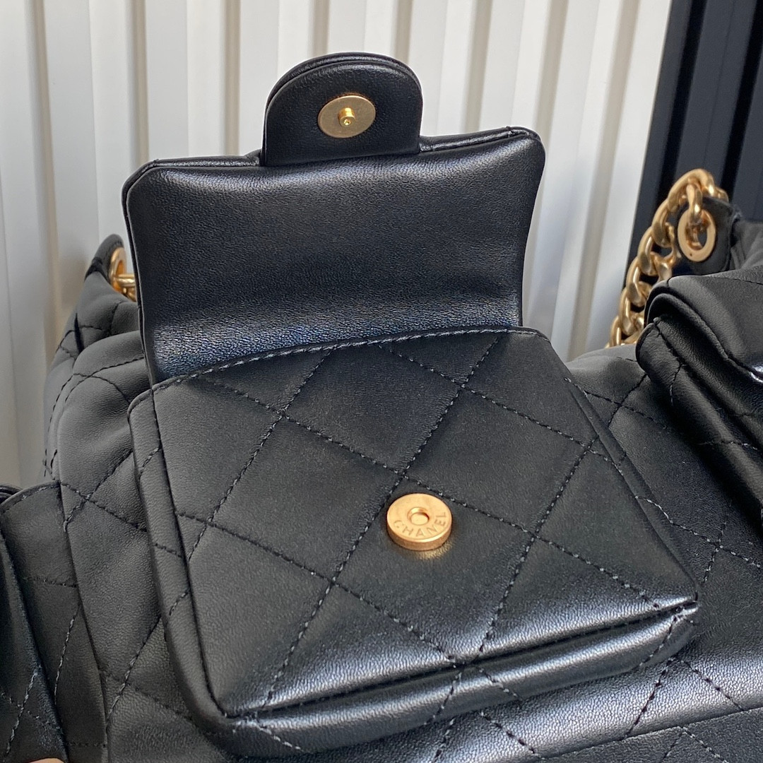 Ch**el 25c Maxi Hobo Bag 27×35×18cm