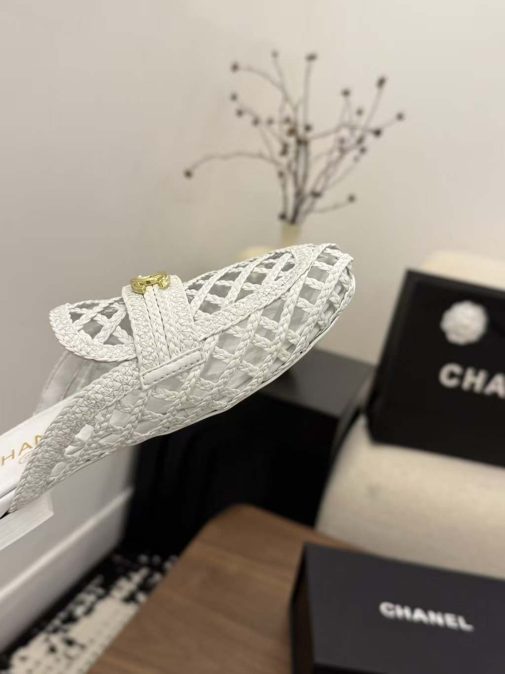 UA Chanel Mules
