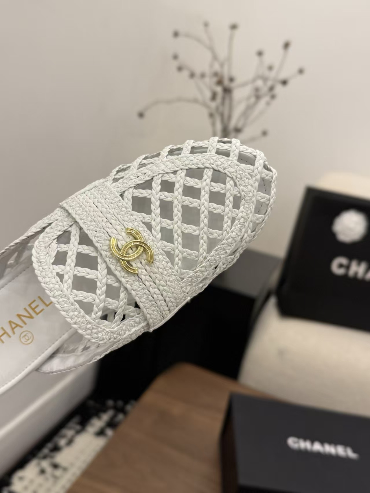 UA Chanel Mules