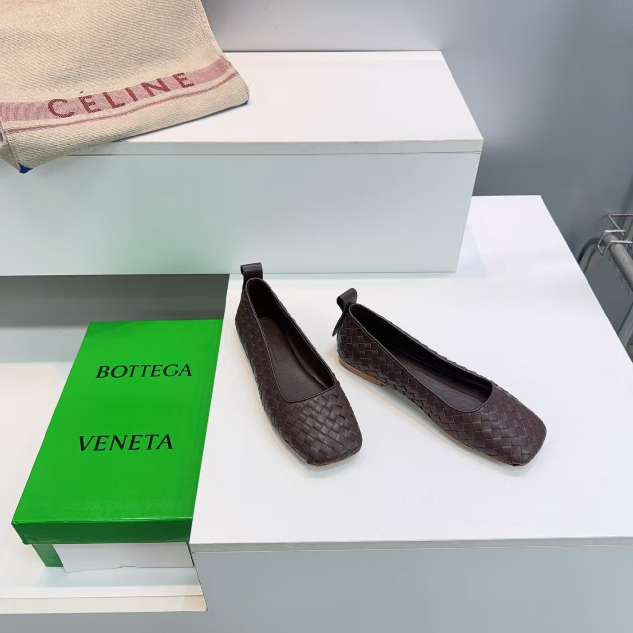 UA Bottega Veneta Charlotte Ballerina