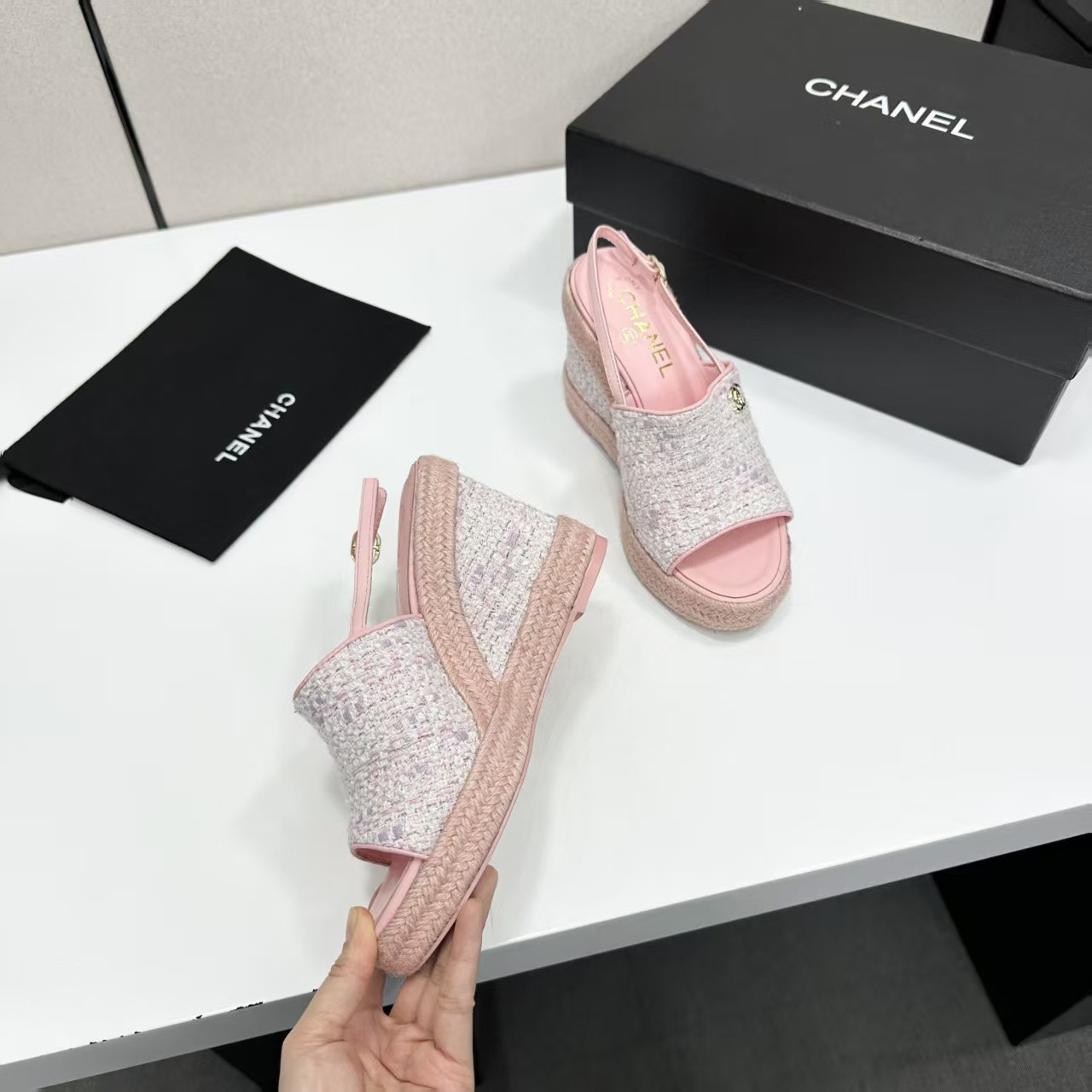 UA Chanel Sandals