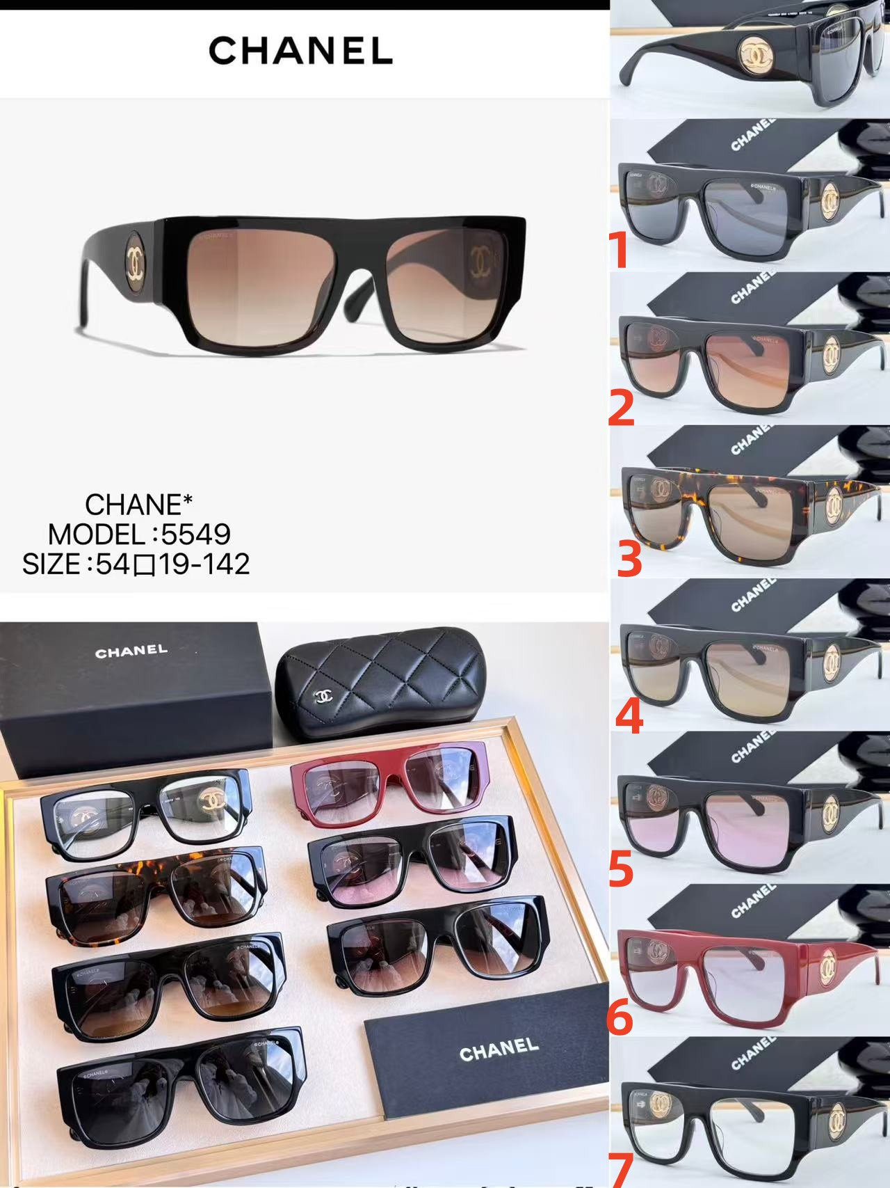 Ch**el glasses