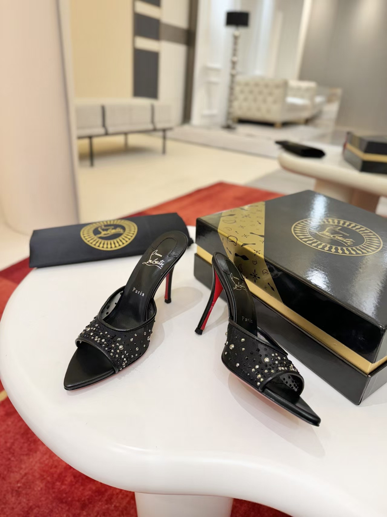 ua Chr1st1an louboutin miss z mule