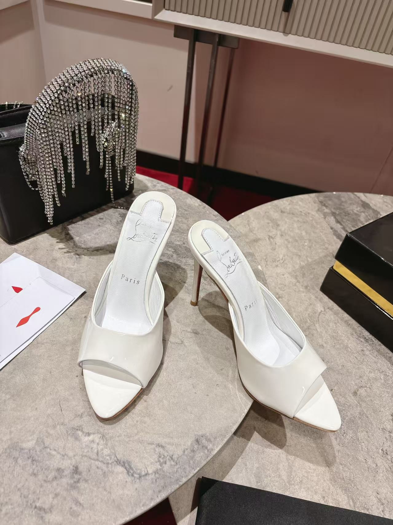 ua Chr1st1an louboutin miss z mule 10cm heel