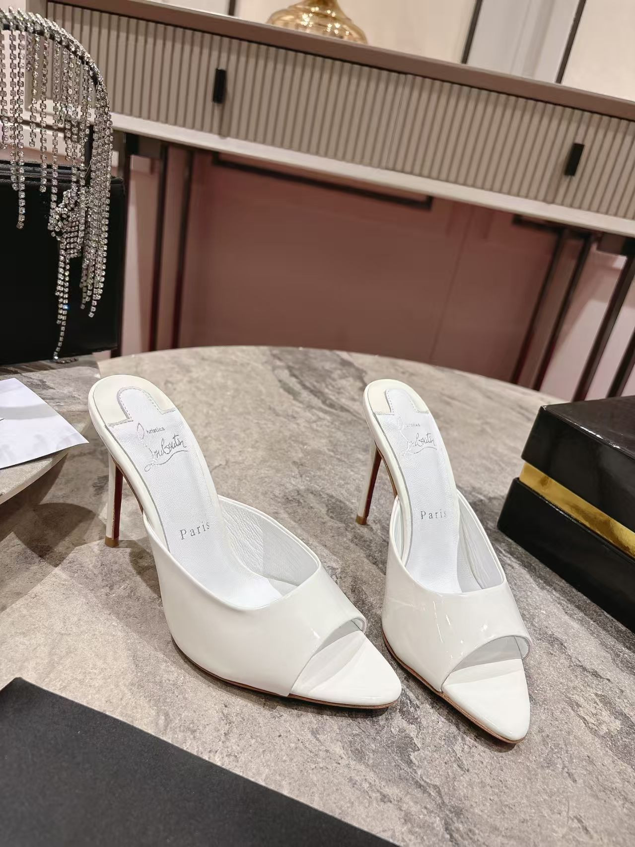 ua Chr1st1an louboutin miss z mule 10cm heel