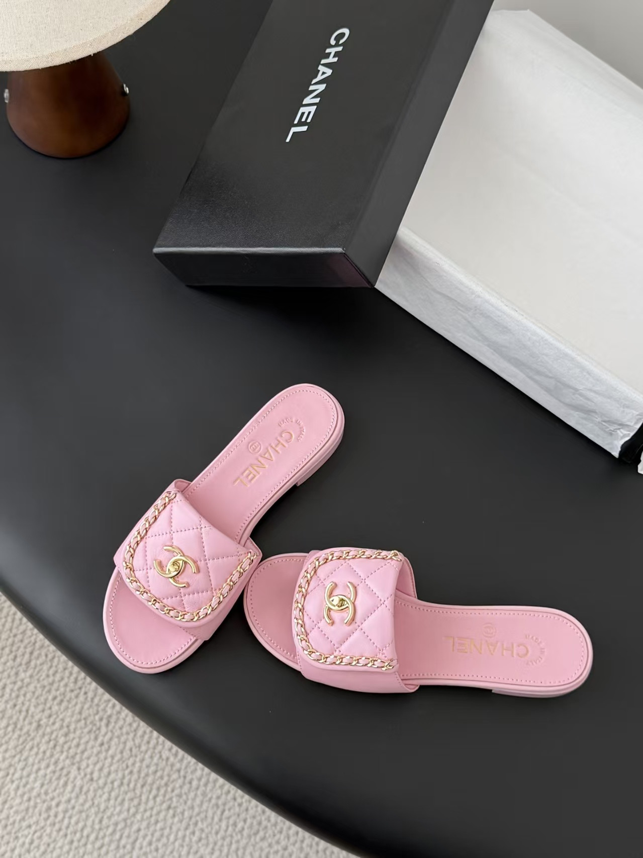 UA Chanel Slippers