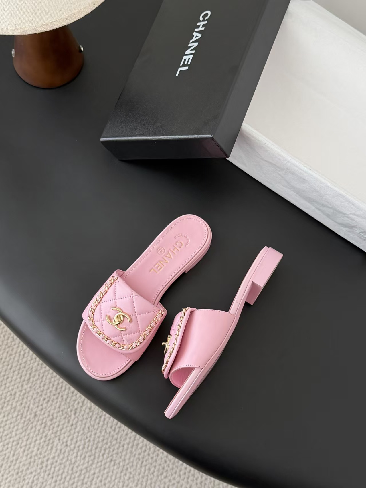 UA Chanel Slippers