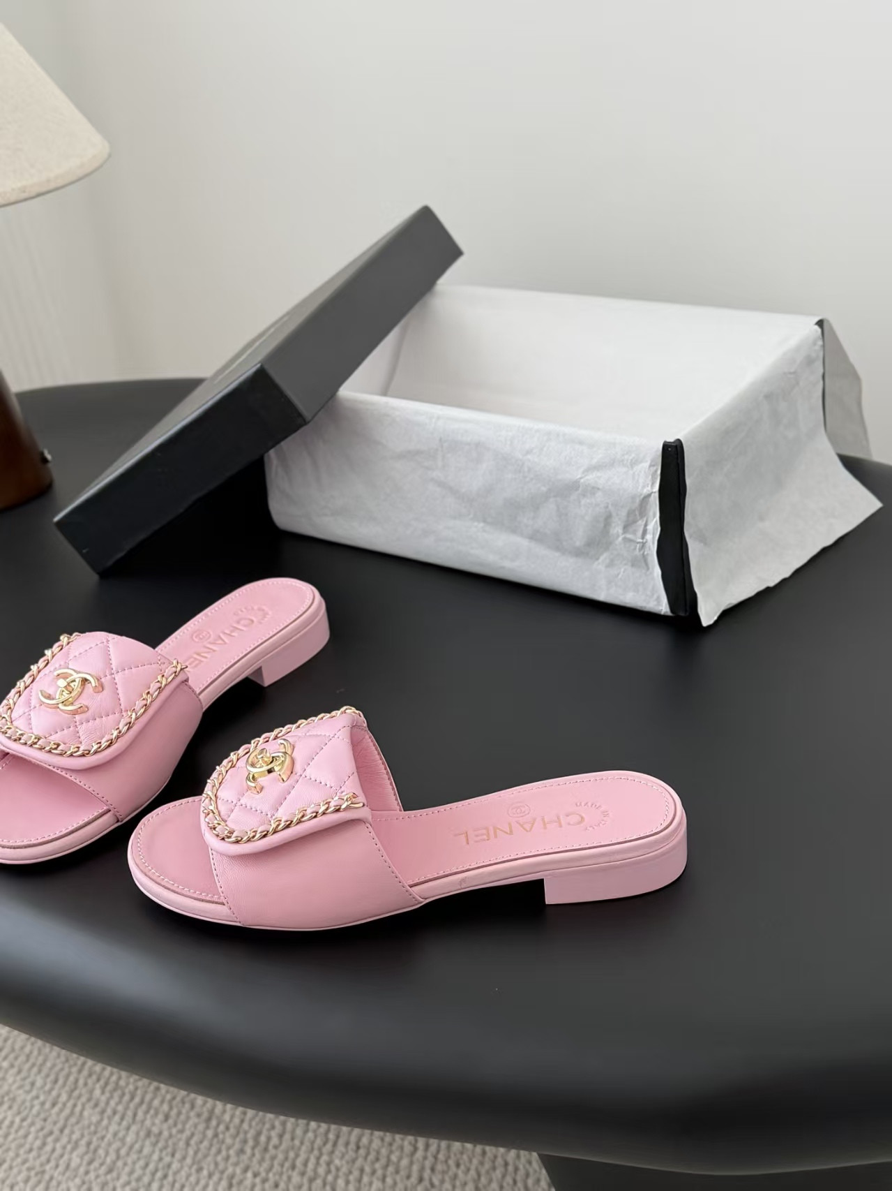 UA Chanel Slippers