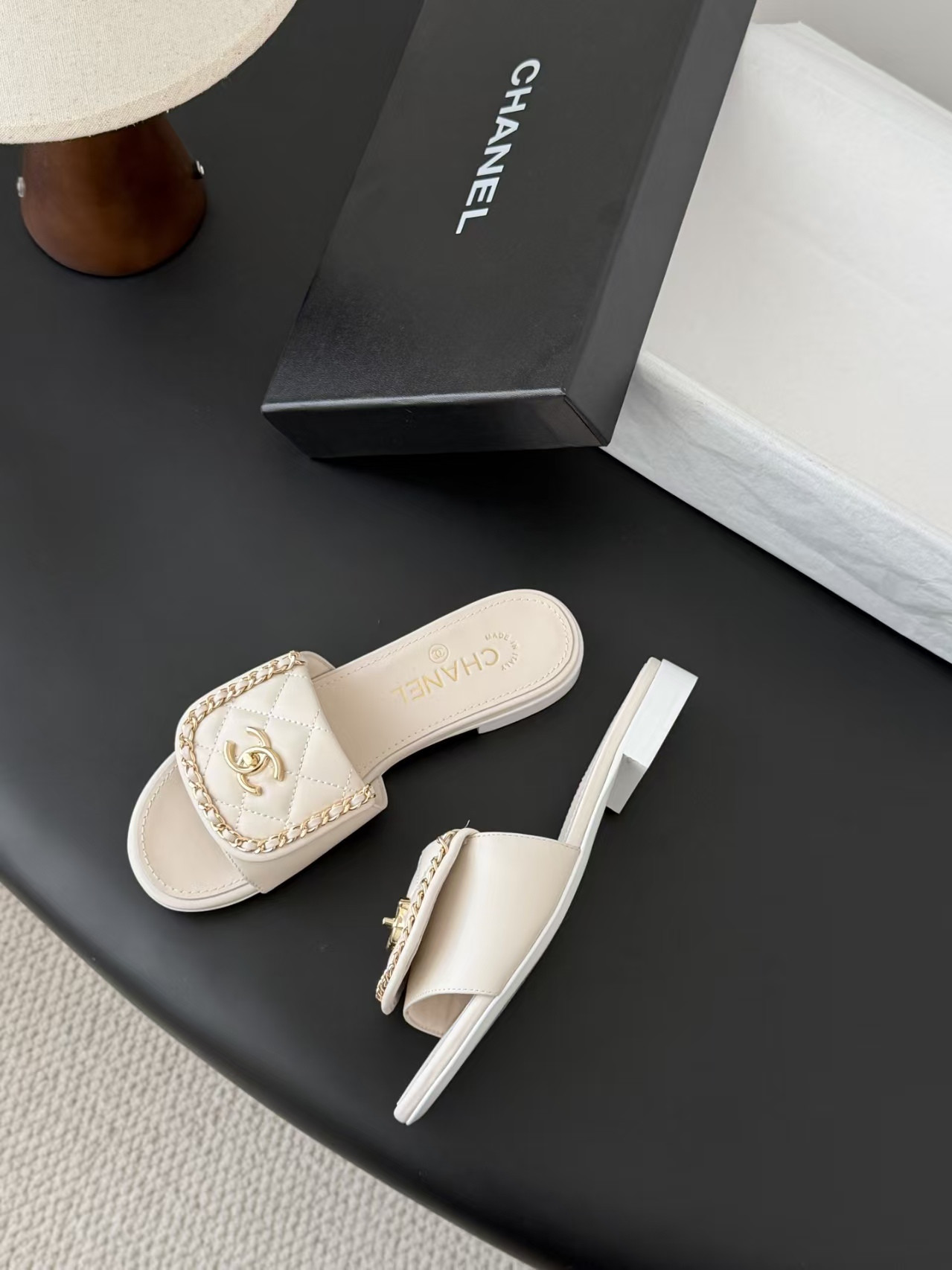 UA Chanel Slippers