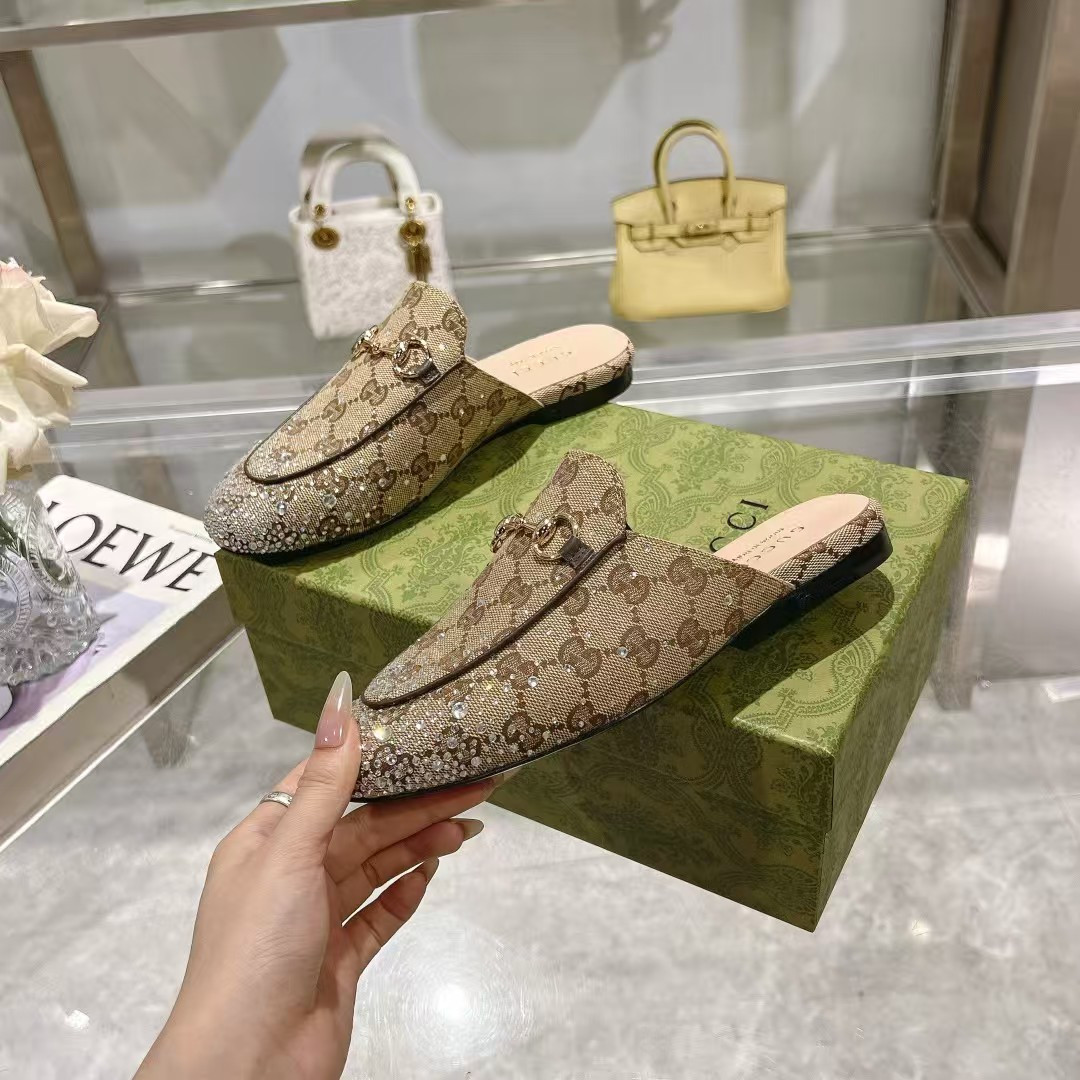UA Gucci GG Crystal Mule