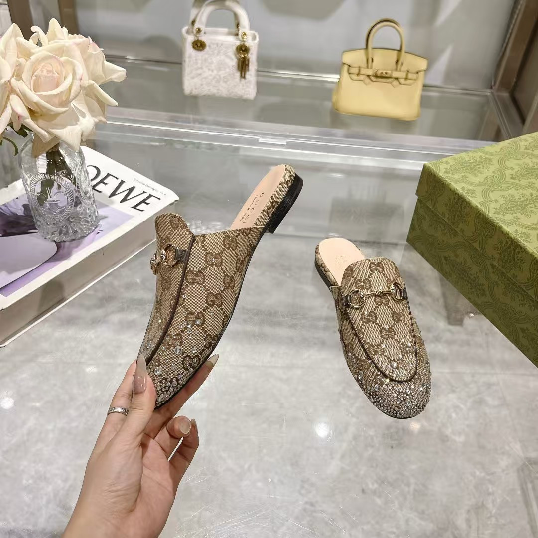 UA Gucci GG Crystal Mule