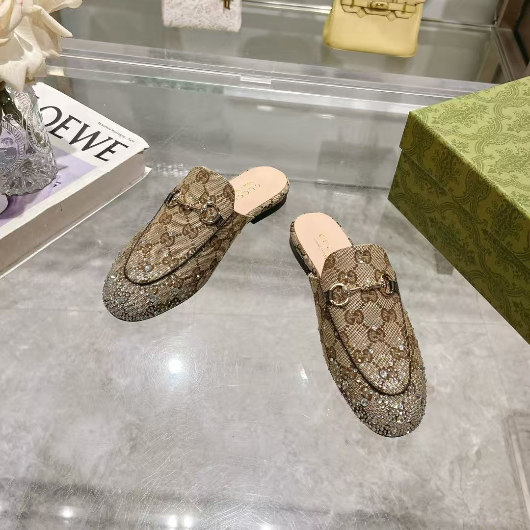 UA Gucci GG Crystal Mule