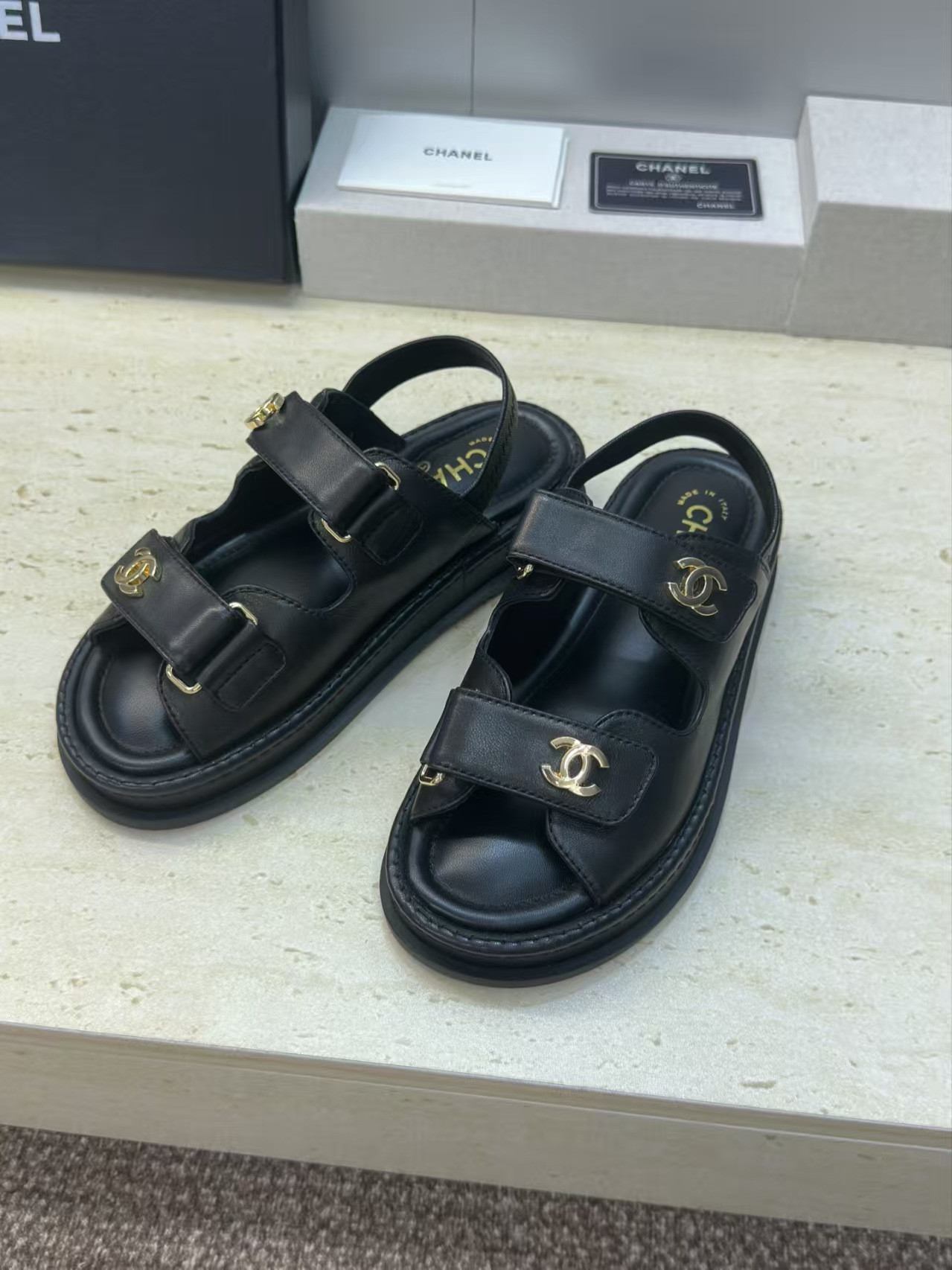 UA Chanel Sandals