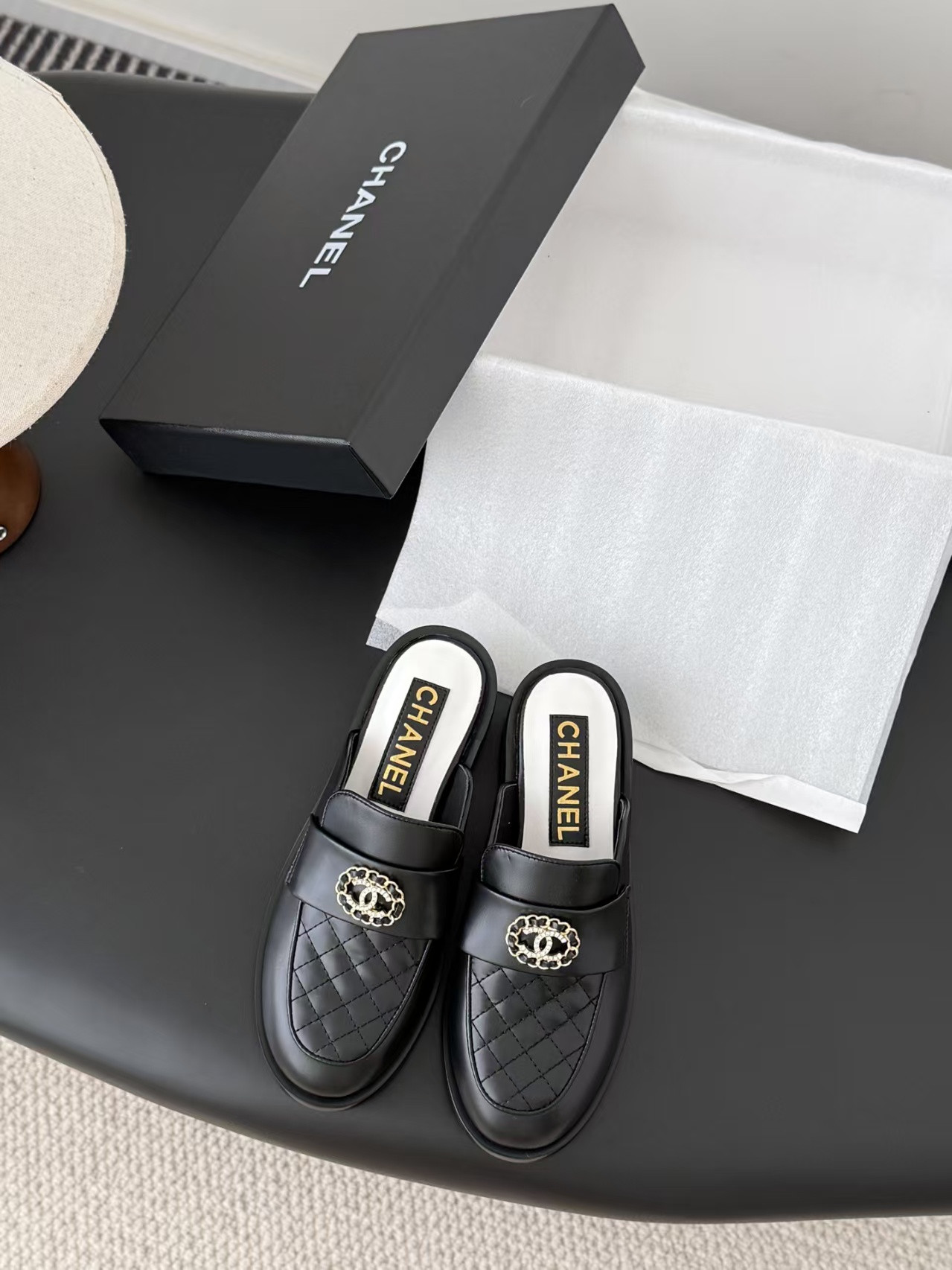 UA Chanel Mules