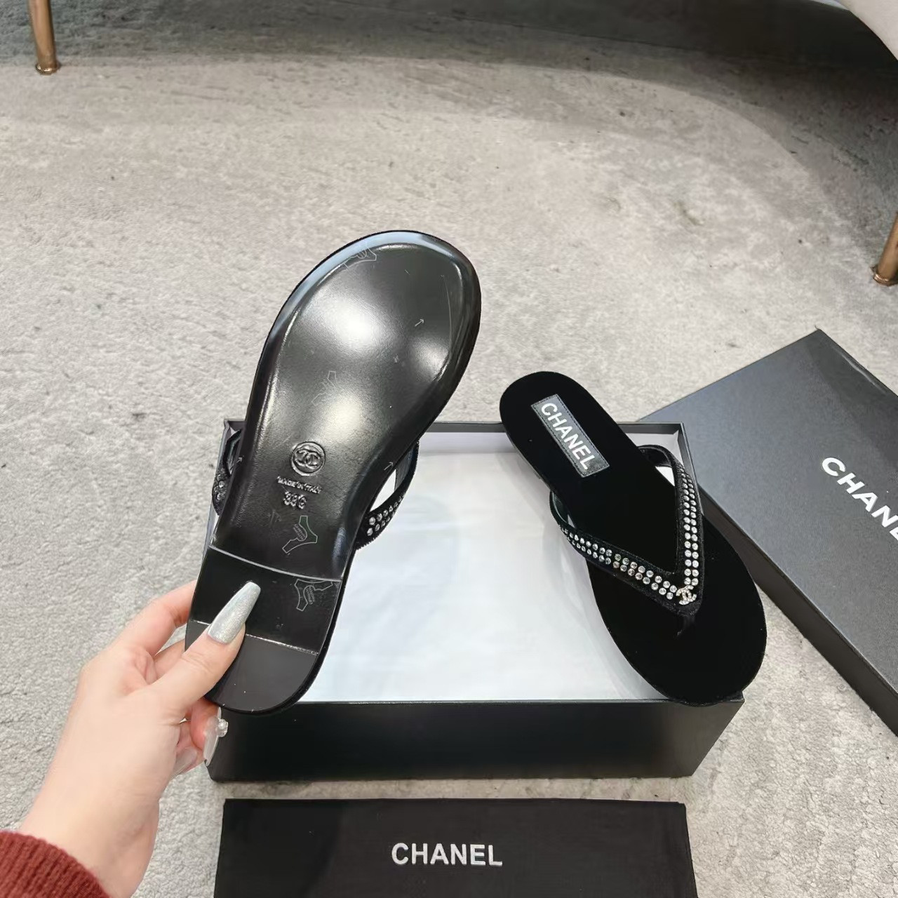 UA Chanel Sandals
