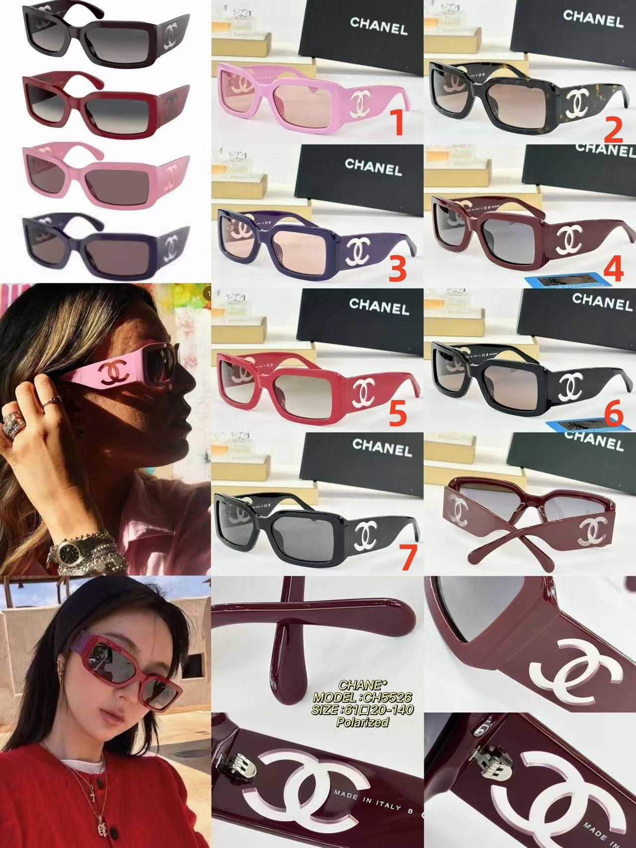 Ch**el glasses ch5526 61-20-140