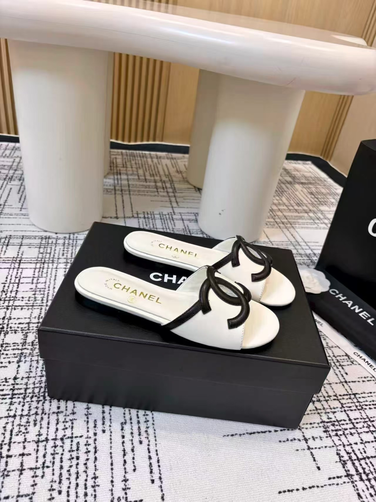 UA Chanel Sandals