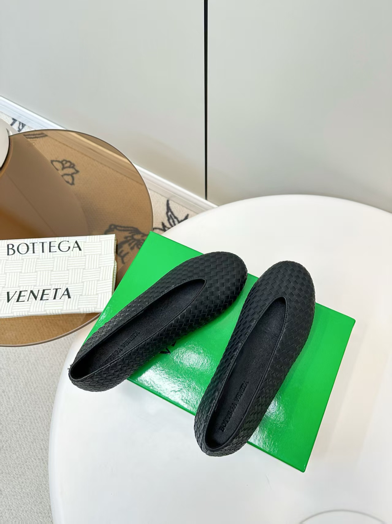 UA Bottega Veneta Intrecciato Ballerina