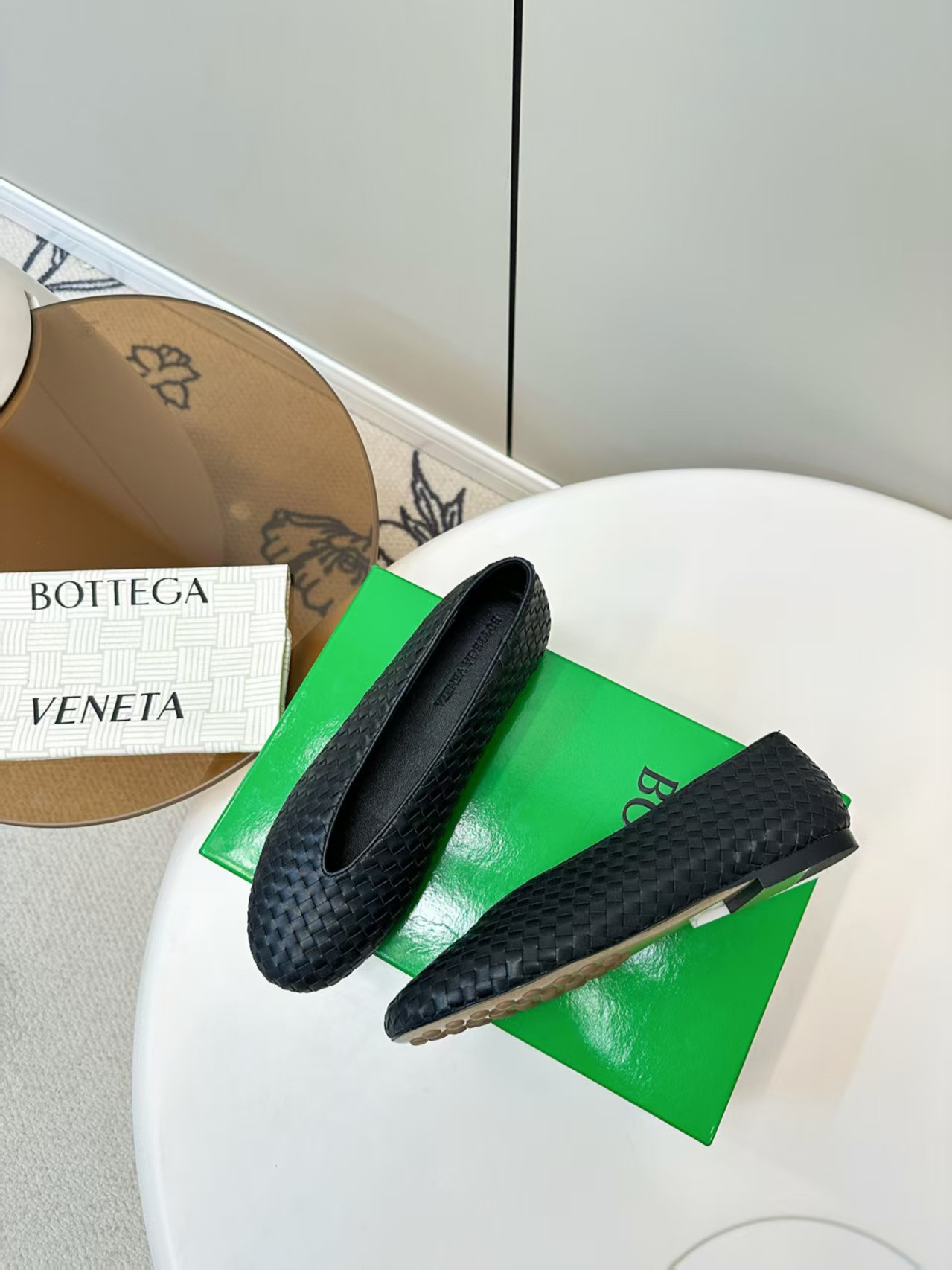 UA Bottega Veneta Intrecciato Ballerina