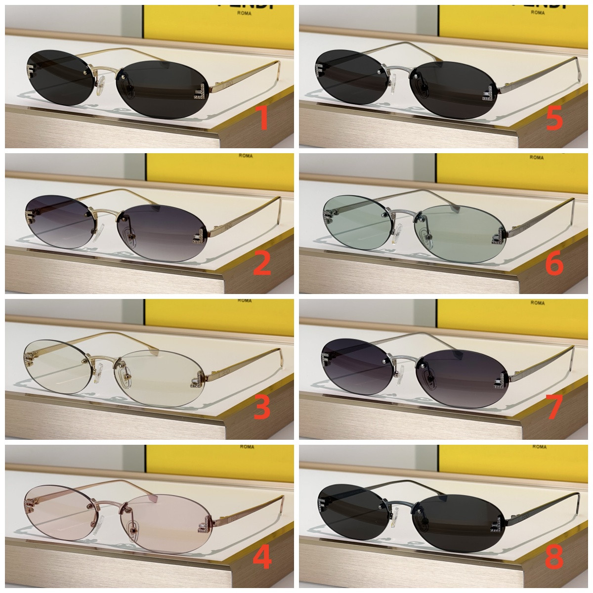 F**di glasses fe4075us