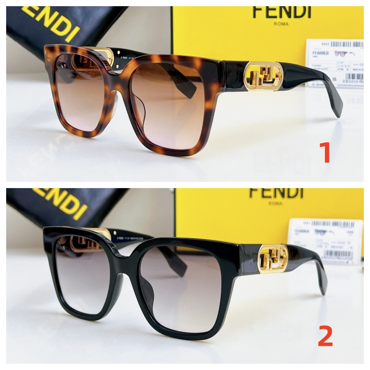 F**di glasses fe40063i 52-21-145
