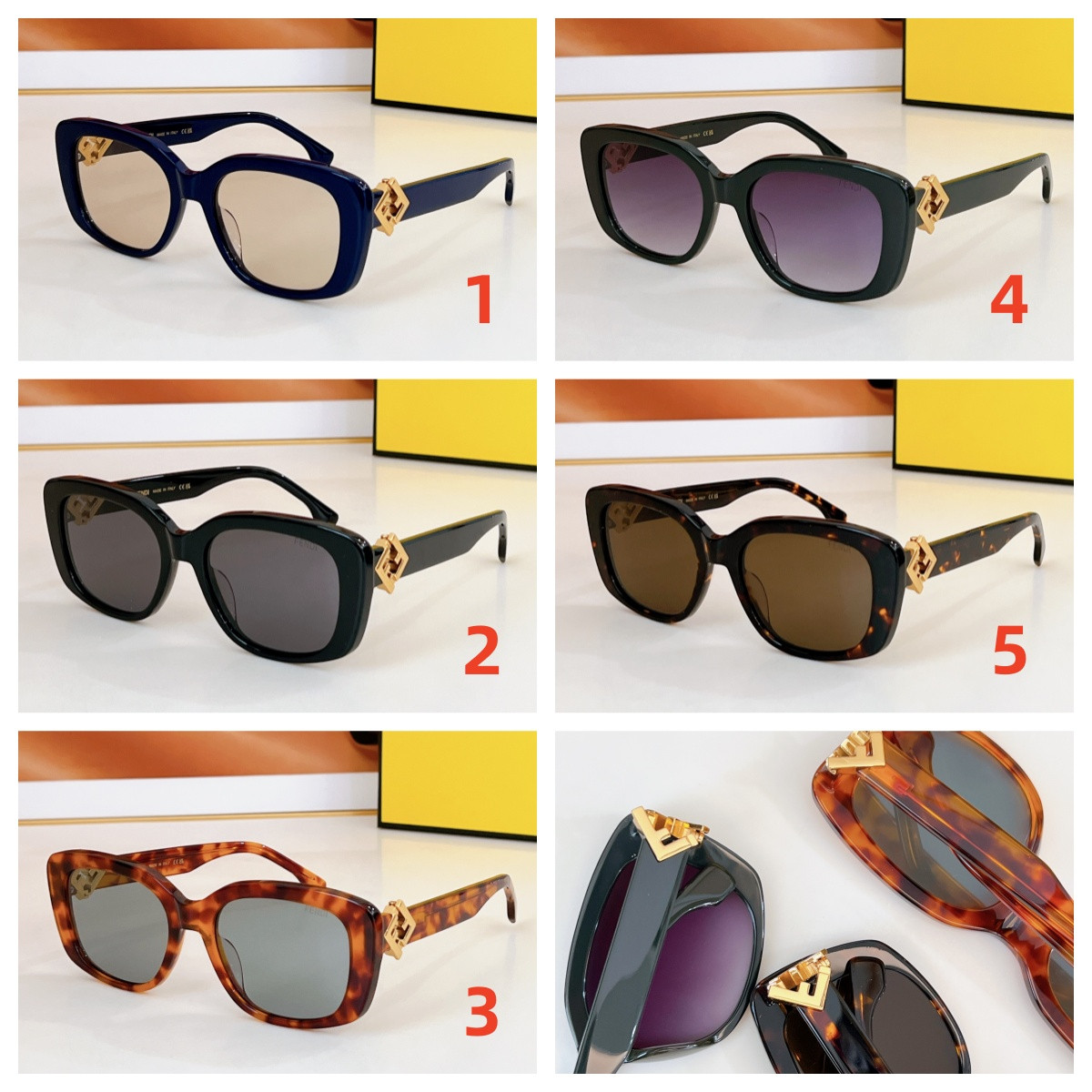 F**di glasses fe40138i 54-19-140
