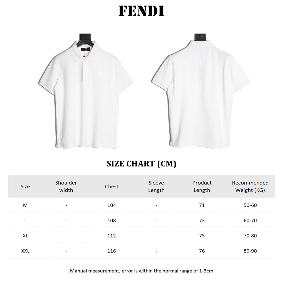 Fendi 26SS Short-sleeved Polo shirt