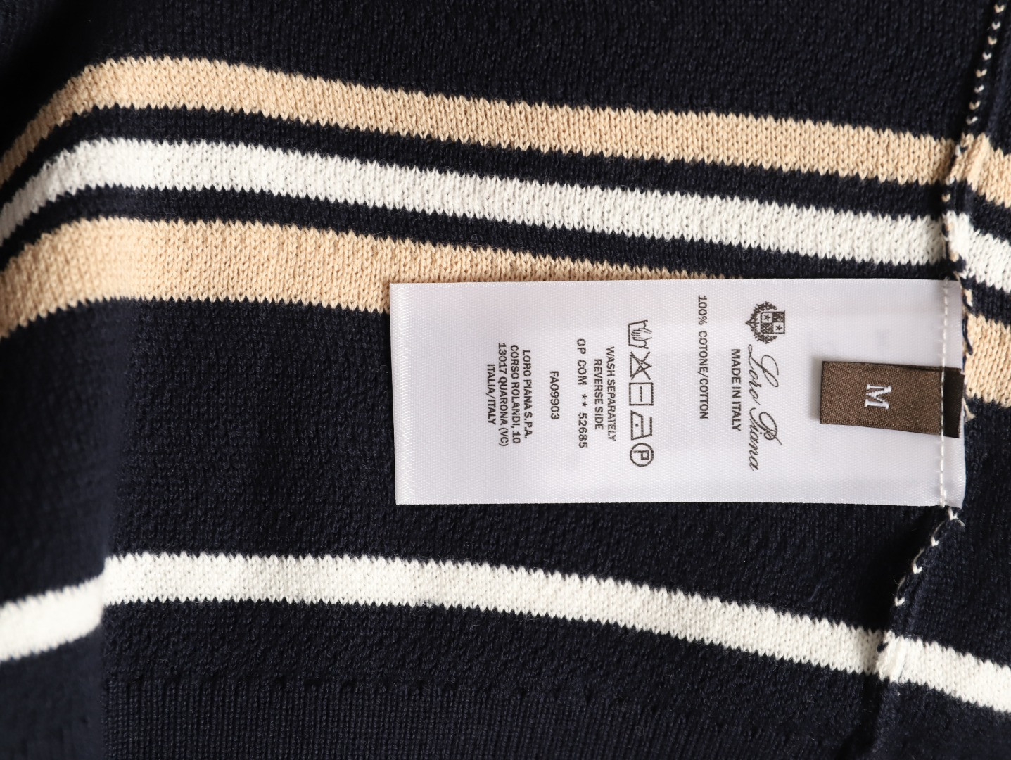 L0r0 P1ana knitting short-sleeved t-shirt