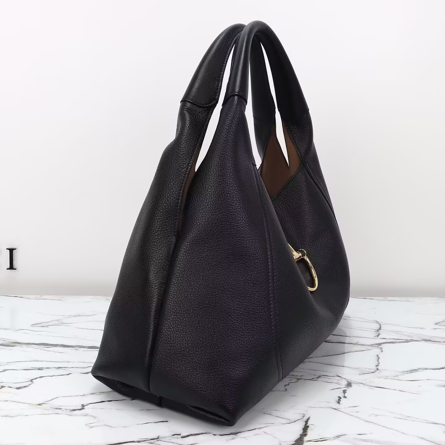 Gvc*1 softbit maxi shoulder bag black 46x26x16cm