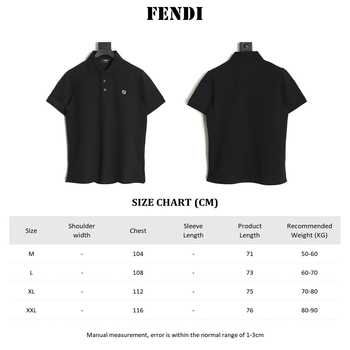 Fendi 26SS Short-sleeved Polo shirt