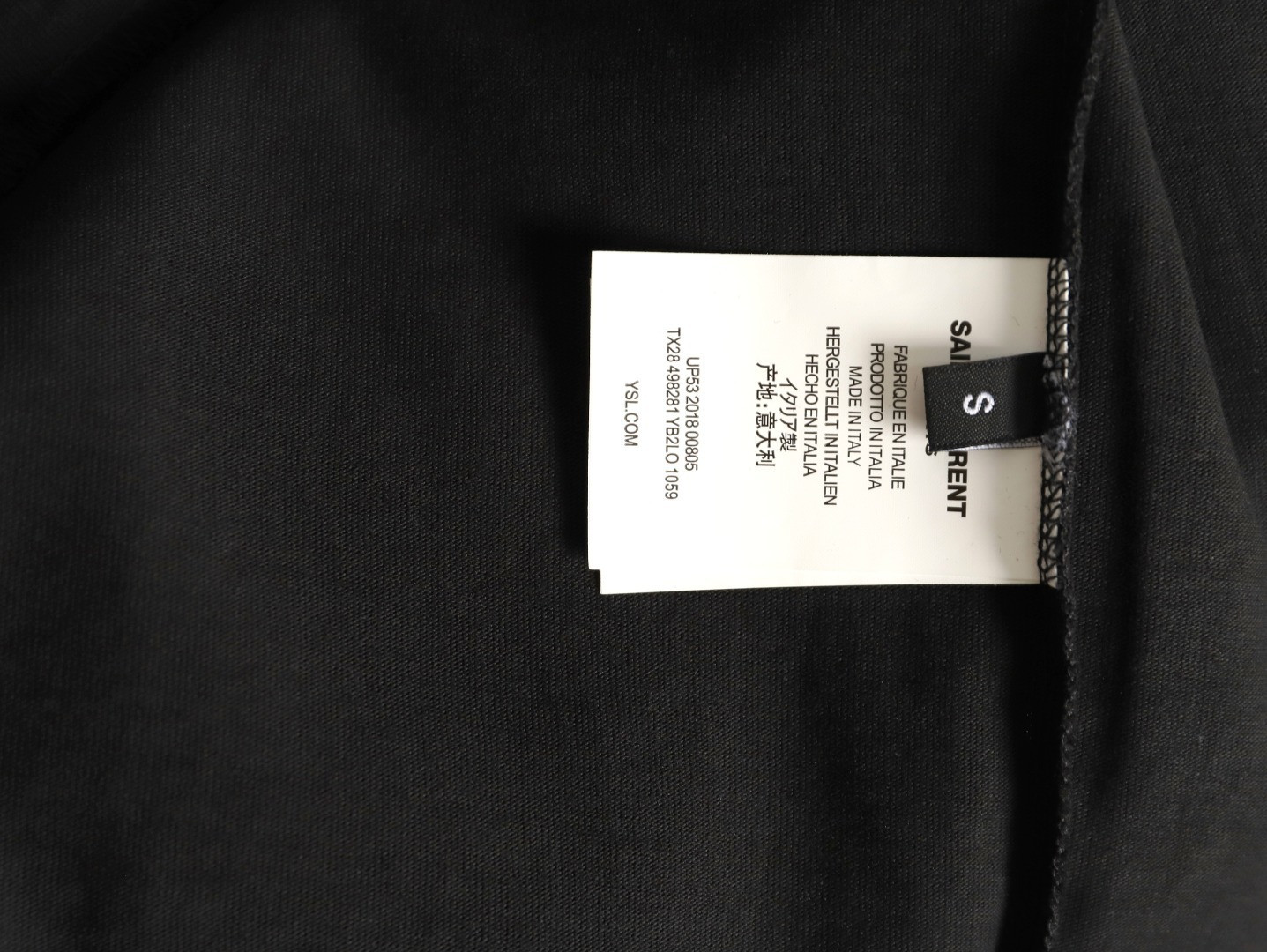 Sa1nt Lau*nt y51 short-sleeved t-shirt