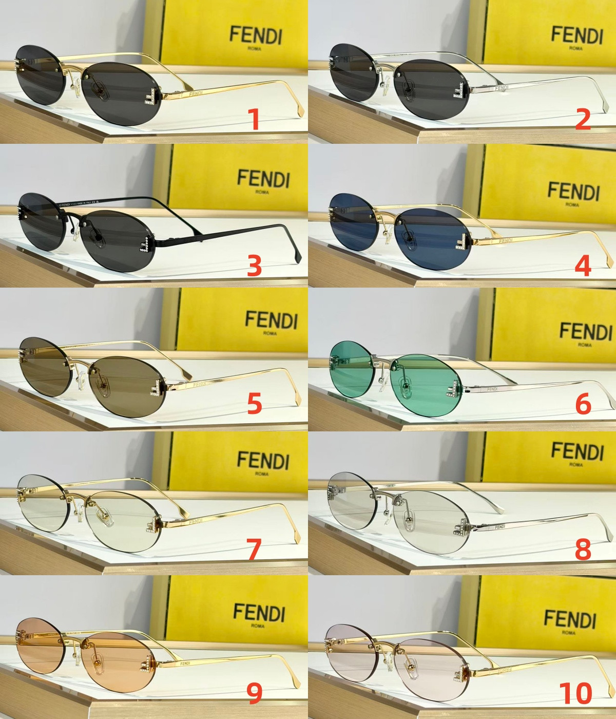F**di glasses