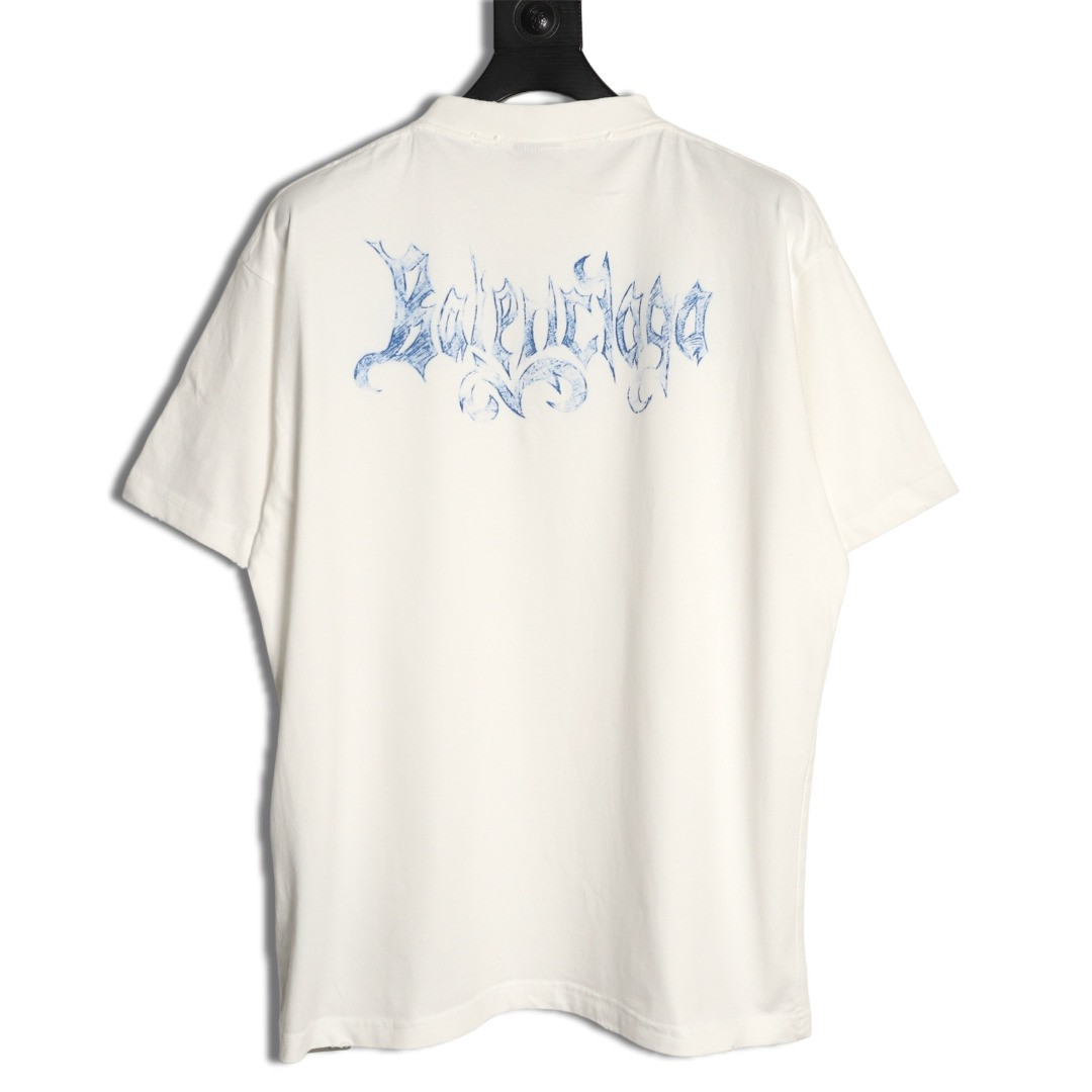 Ba1en*iaga 26ss short-sleeved t-shirt