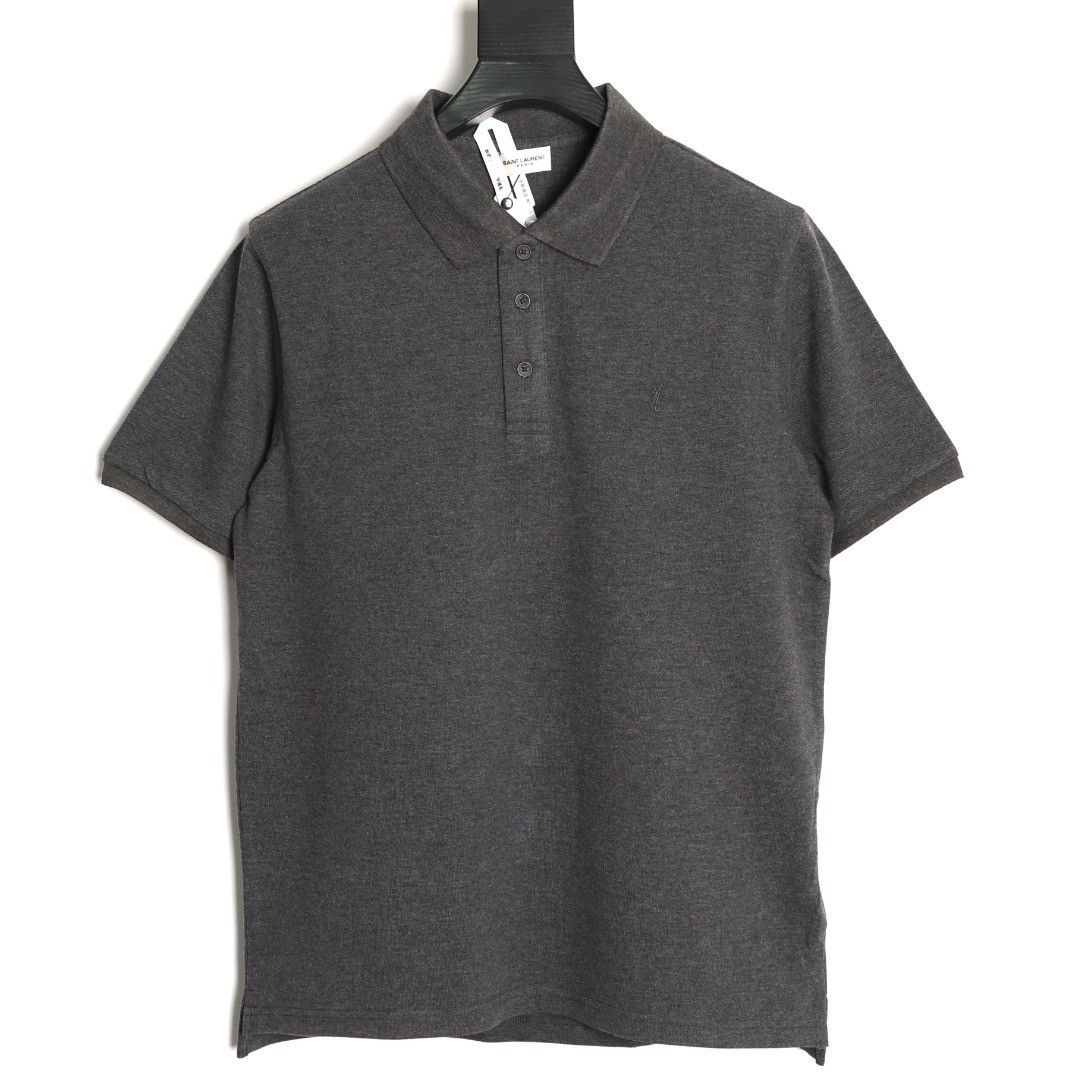 SAINT LAURENT YSL Short-sleeved Polo shirt