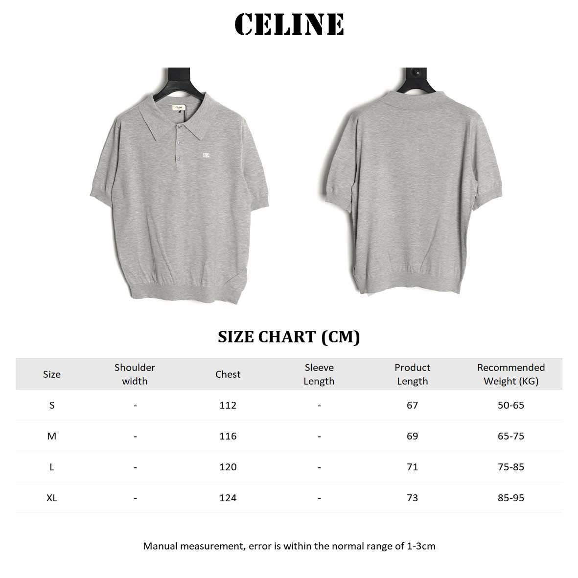 CELINE Short-sleeved Polo shirt