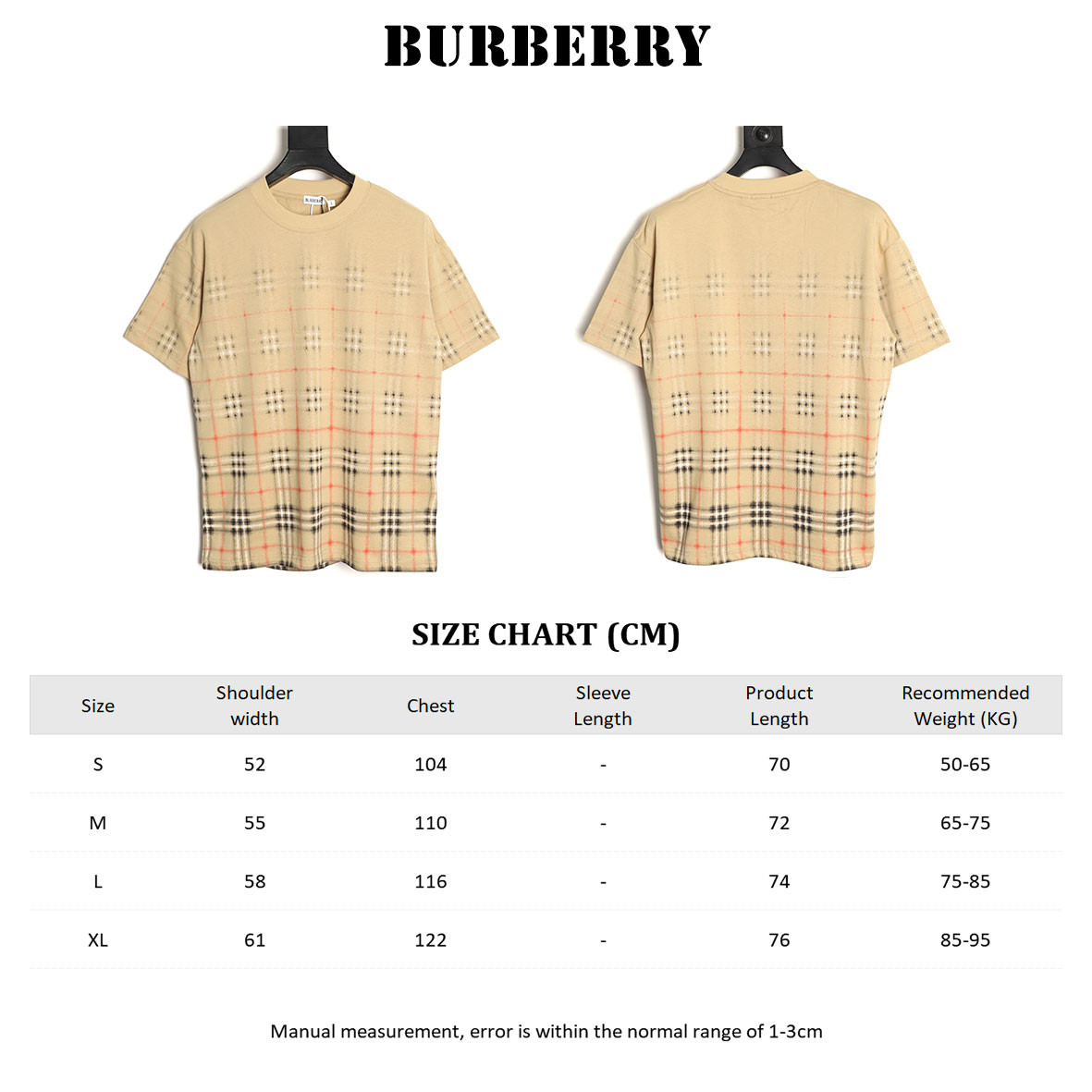 Bv*b*rry 26ss short-sleeved t-shirt