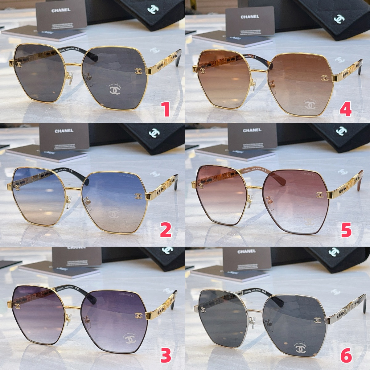 Ch**el glasses ch6043 60-16-145