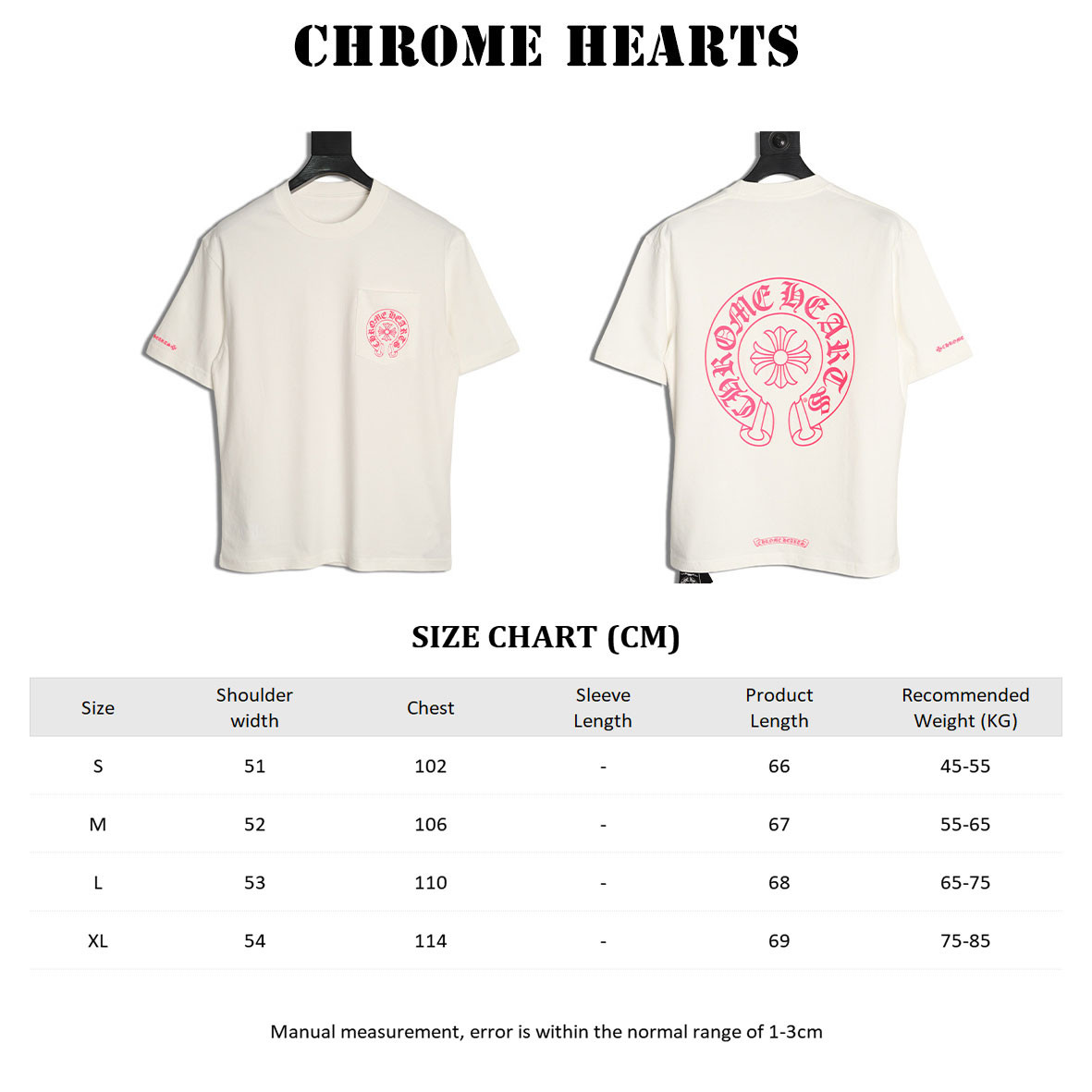 Ch*0me He**ts short-sleeved t-shirt