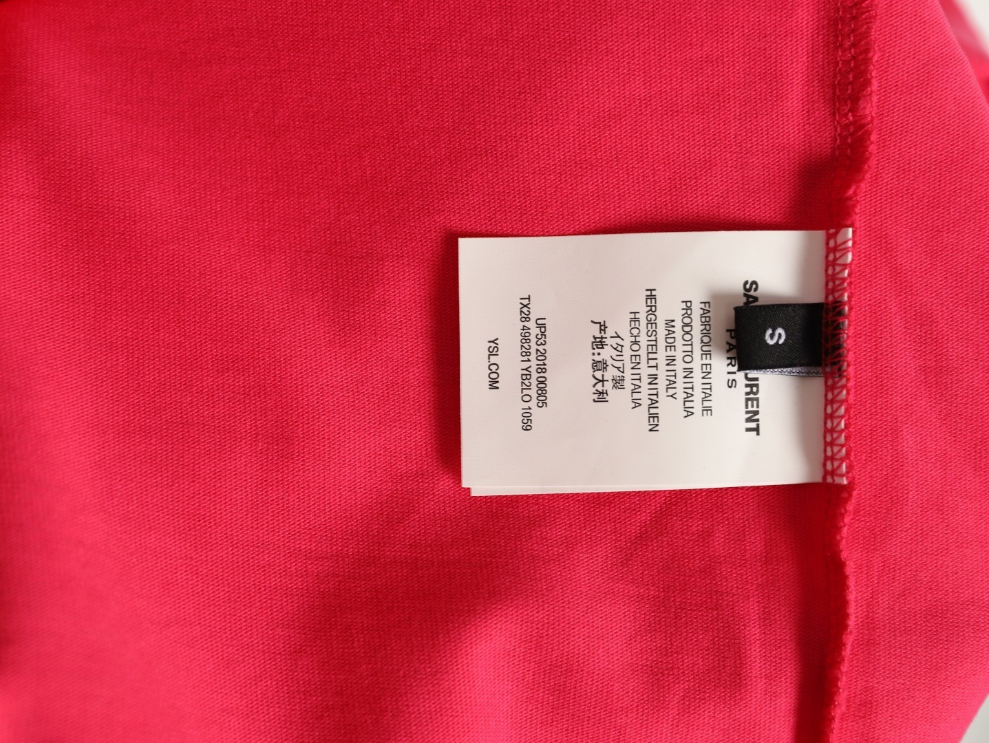 Sa1nt Lau*nt y51 short-sleeved t-shirt
