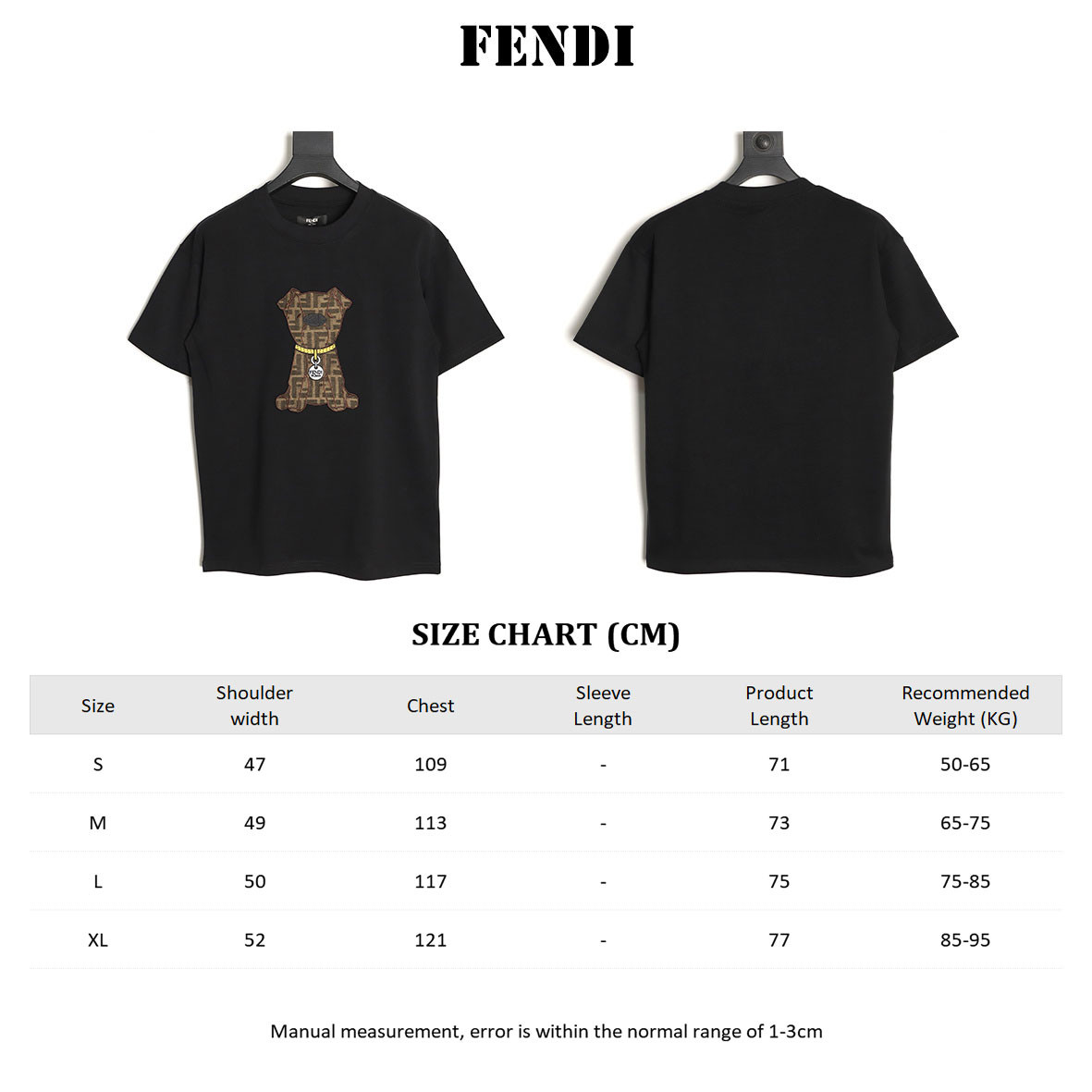 F**di 26ss short-sleeved t-shirt